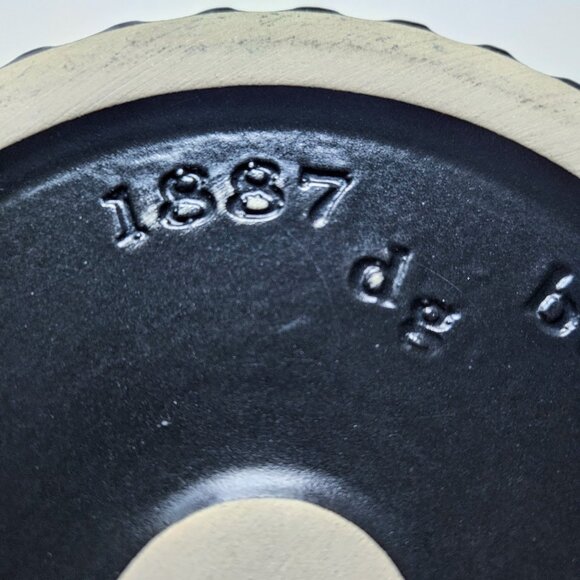 Bennington Potters Vermont Large 8" Souffle Dish - Black and White c.1960s USA - Picture 6 of 8